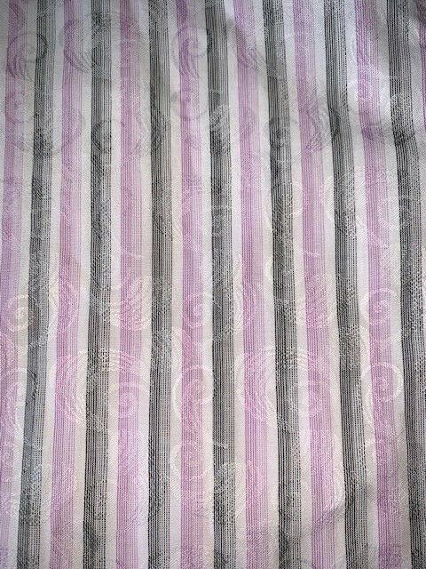 ROBERT GRAHAM Size-18.5 TALL BIG men's striped shirt lavender black - Jenifers Designer Closet