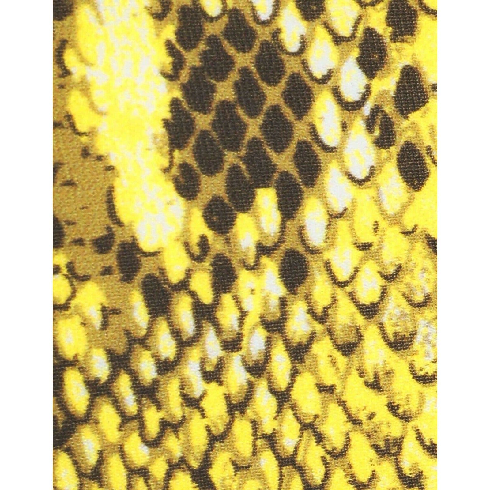 MELISSA ODABASH 38 2 swimsuit 1pc one-shoulder snake yellow reptile - Jenifers Designer Closet