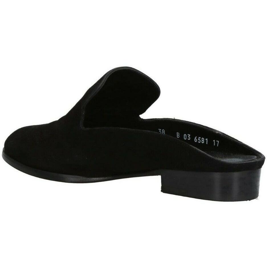 ROBERT CLERGERIE Paris 37.5 7 black career slides mules shoes flats designer-Clothing, Shoes & Accessories:Women's Shoes:Heels-Robert Clergerie-37.5-Black-Jenifers Designer Closet