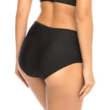 CURVY KATE M-US hi voltage bikini bottom swimsuit high waist mesh 12-UK-Swimwear-Curvy Kate-Medium-Black-Jenifers Designer Closet