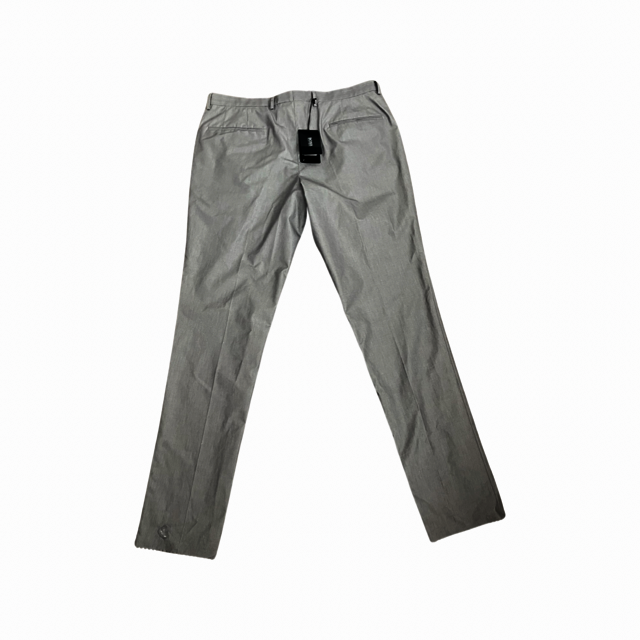 HUGO BOSS US-36R IT-52 pants men's trousers 100% cotton gray casual sleek