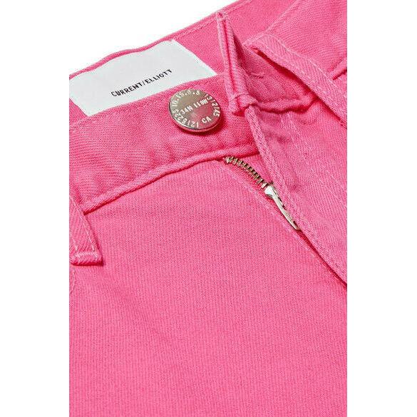 CURRENT/ELLIOTT 23 the boyfriend cutoff denim shorts fandango pink $178-Clothing, Shoes & Accessories:Women's Clothing:Shorts-Current/Elliott-23-Pink-Jenifers Designer Closet