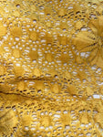 NIGHTCAP sunflower old 1 piece swimsuit crochet stretch lace