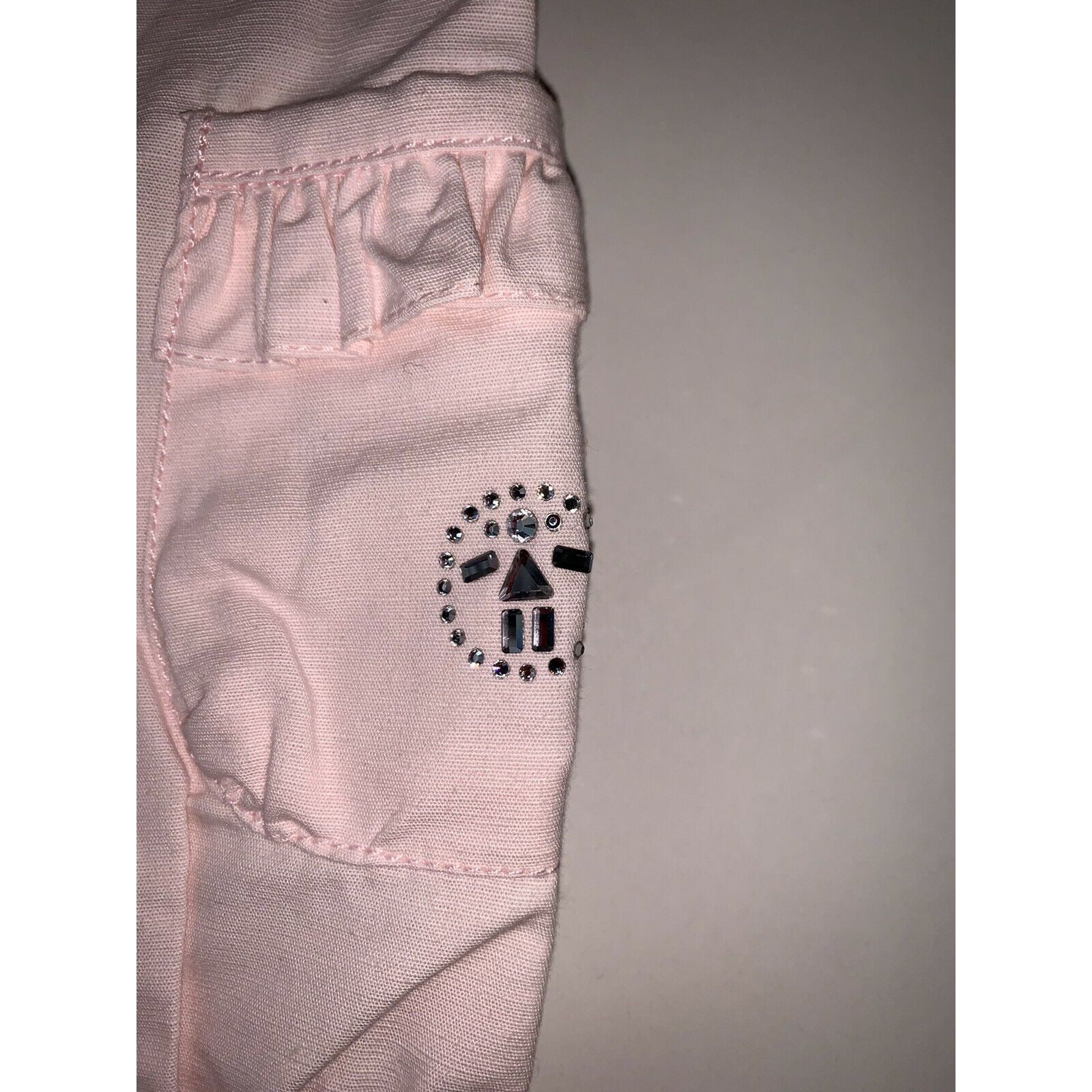 Les Bebe’s De Floriane 12 MOS.1 Year Baby Girls Pants France Pink Rhinestone-Clothing, Shoes & Accessories:Baby:Baby & Toddler Clothing:Bottoms-Les Bebes-Jenifers Designer Closet