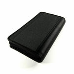 TUMI Zip Around Travel Wallet w/Logo RFID Blocking ballistic nylon & leather