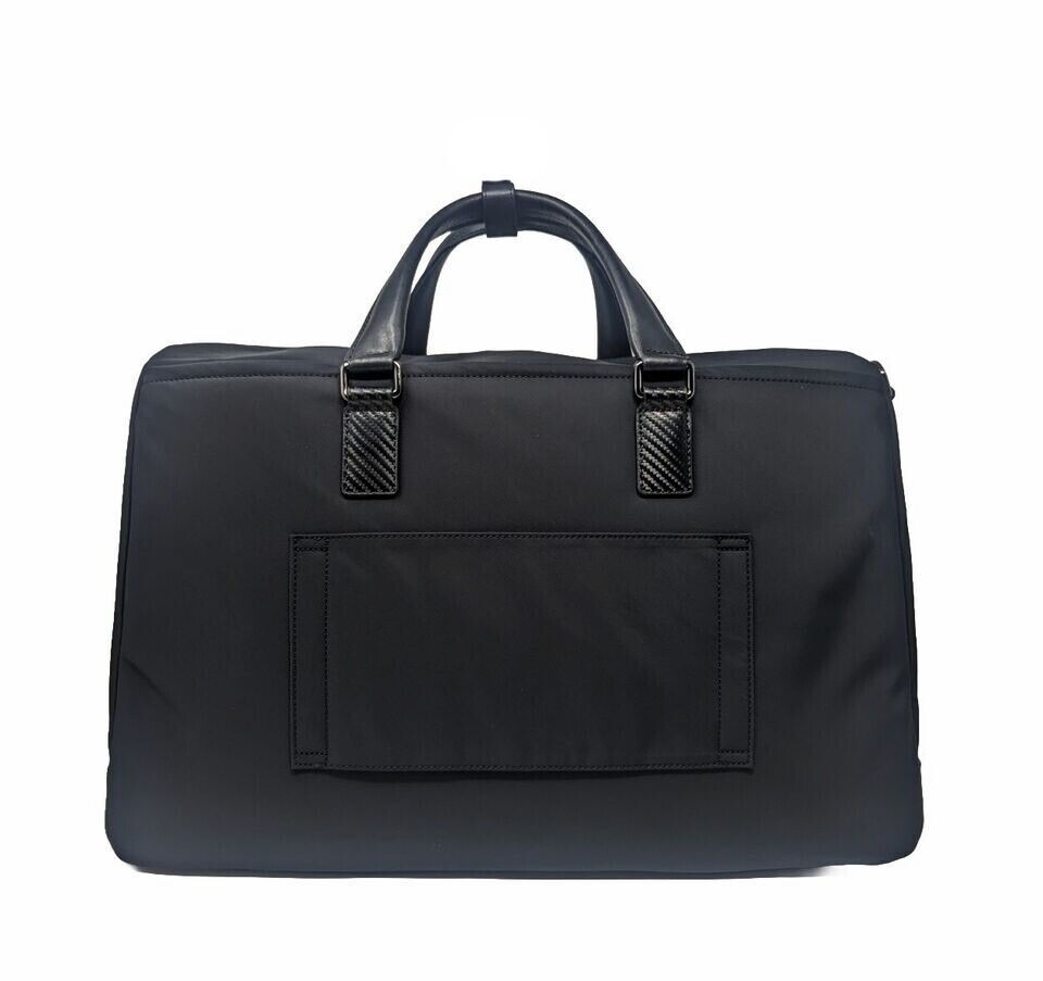 TUMI Newbury Duffel black carbon travel shoulder bag carry-on luggage Monroe