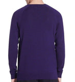 RALPH LAUREN POLO XXL 2XL merino wool sweater crew neck purple golf men's