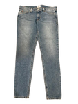 HUDSON Los Angeles 31 Krista super skinny blue jeans denim whiskered faded