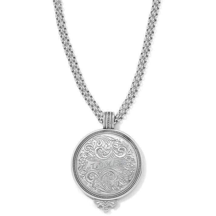 Brighton ESSEX Forever Yours love convertible necklace pendant