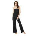 CARMEN MARC VALVO SM jumpsuit swimsuit coverup black strapless bandeau-Clothing, Shoes & Accessories:Women's Clothing:Jumpsuits & Rompers-Carmen Marc Valvo-Small-Black-Jenifers Designer Closet