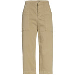 JAMES PERSE 27 4 cropped cargo pants tan khaki soft cotton twill comfy-Clothing, Shoes & Accessories:Women's Clothing:Pants-James Perse-27/4-Tan-Jenifers Designer Closet