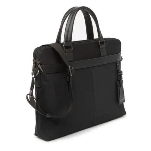 TUMI zip-top slim business briefcase bag carry-on bag travel Easton bag