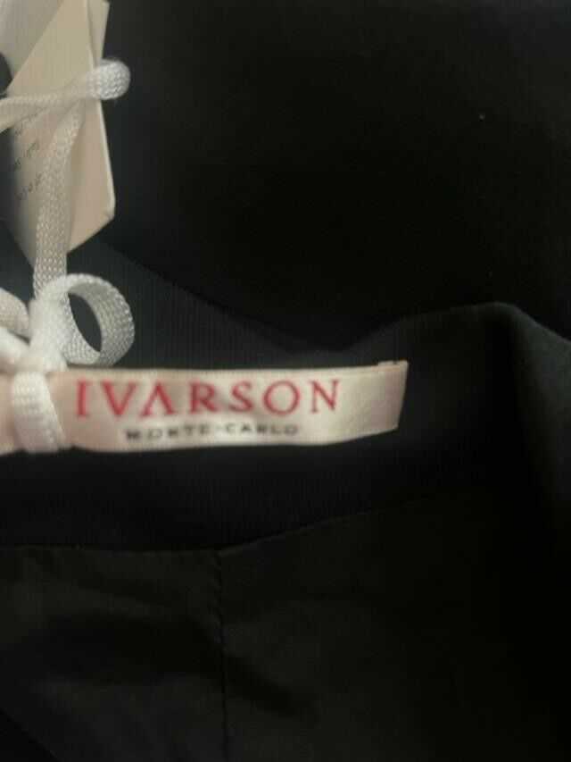 Jeanette IVARSON Monte Carlo 36 4 dressy formal jacket blazer black crystals