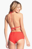 MAAJI high waist S M tropical cayenne reversible 2-piece bikini swimsuit