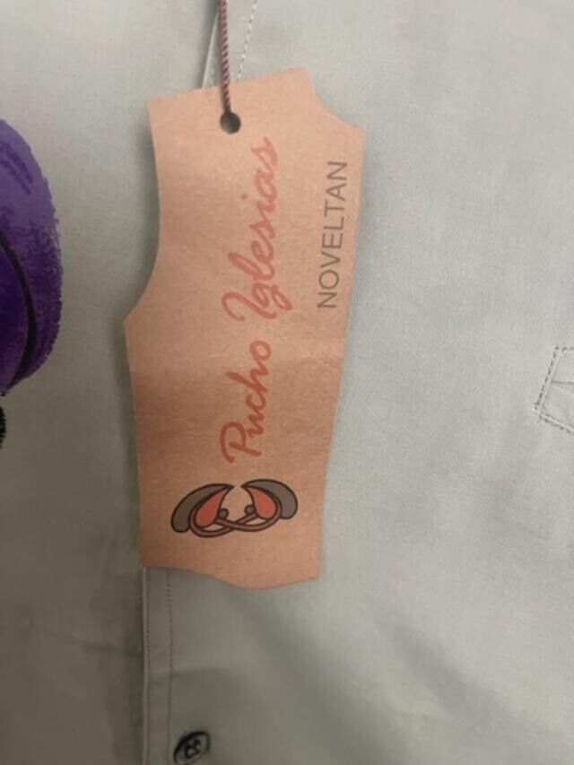 PUCHO IGLESIAS XL/5 Vintage Artist designed men's rare shirt parrots birds