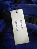 PROENZA SCHOULER SM one-piece swimsuit cobalt blue 1pc maillot