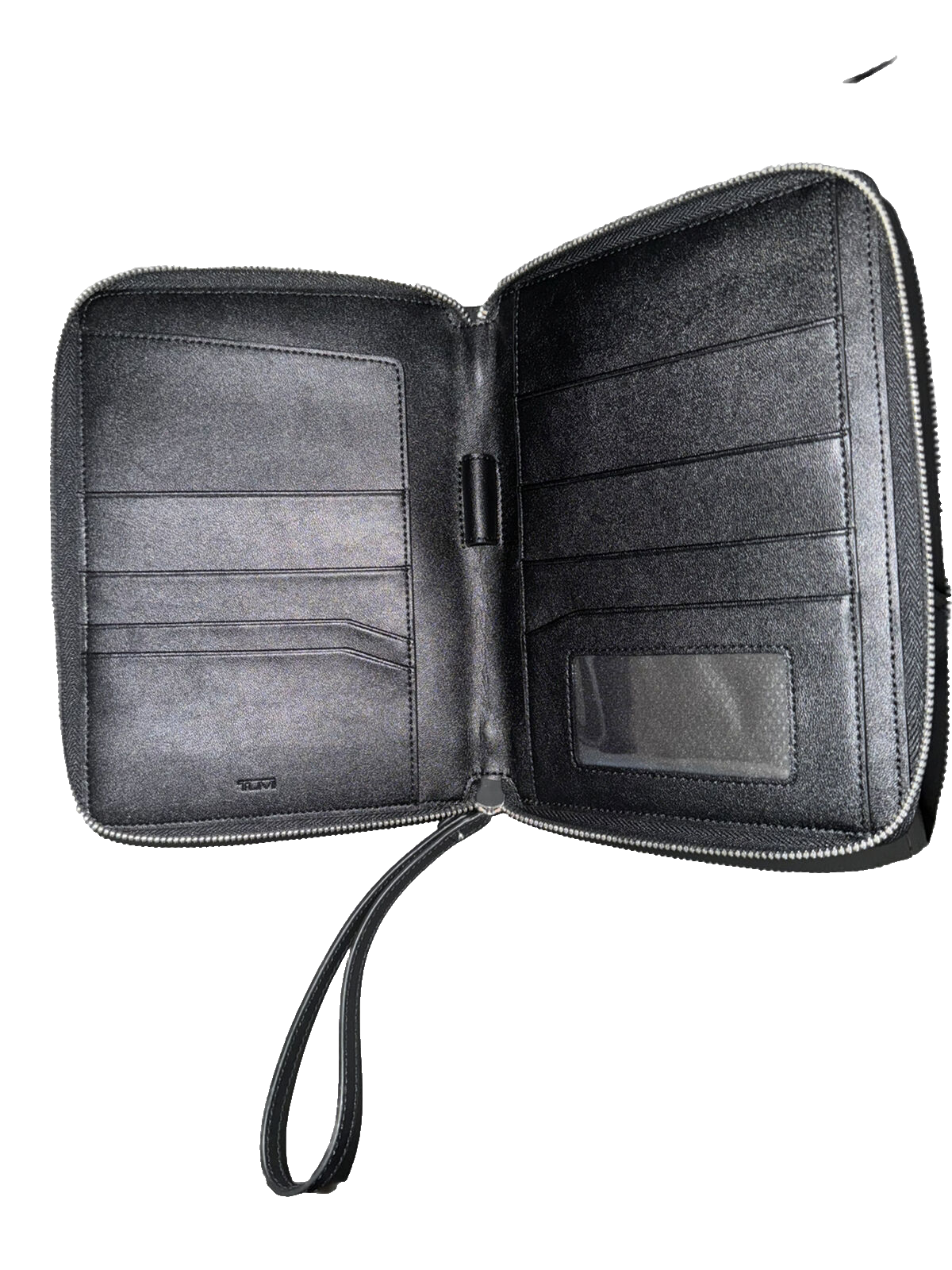TUMI Family Travel Wallet Large Passport Holder Document Organizer Zip