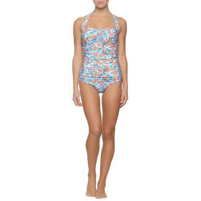 HELEN JON XS Convertible Retro Tankini 2 piece swimsuit $211 Pacific Rim-Clothing, Shoes & Accessories:Women's Clothing:Swimwear-Helen Jon-XS-Multi-Jenifers Designer Closet