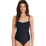 PANACHE Anya 36D bra-sized swimsuit underwire slimming black balconnet-Clothing, Shoes & Accessories:Women's Clothing:Swimwear-Panache-36D-Black-Jenifers Designer Closet
