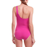 PROENZA SCHOULER M One Piece Swimsuit one shoulder hot pink maillot - Jenifers Designer Closet