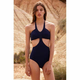 ALBERTINE 0 2 swimsuit one-piece maillot navy cutout monokini-Clothing, Shoes & Accessories:Women:Women's Clothing:Swimwear-Albertine-2-Blue-Jenifers Designer Closet