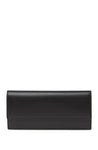 TUMI long wallet smooth leather slim black envelope designer $475