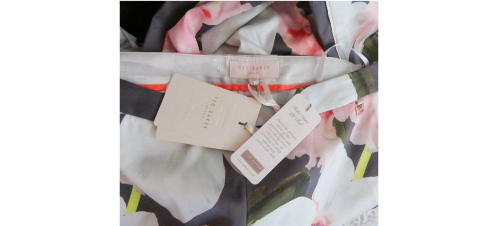 TED BAKER LONDON (2) 6 Chatsworth tapered pants trousers slacks floral crop