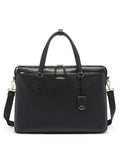 TUMI Chandler business brief case tote carry-on bag laptop Voyageur leather
