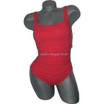 NWT GOTTEX swimsuit 6 coral ruched sides tummy control slimming sexy tank-Swimwear-Gottex-Jenifers Designer Closet