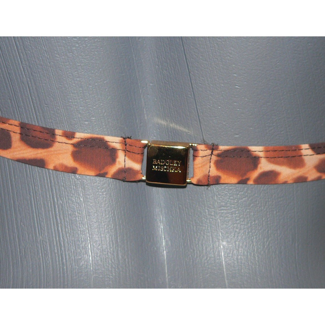 BADGLEY MISCHKA animal bikini swimsuit hipster 4 S leopard cheetah-Swimwear-Badgley Mischka-4-Leopard-Jenifers Designer Closet