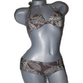 CHLOE Mare Donna 42 II S bikini swimsuit 2PC underwire brown designer-Swimwear-Chloe-42-Brown-Jenifers Designer Closet
