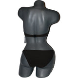 GOTTEX 8 swimsuit bikini strapless bandeau padded chain bottoms-Swimwear-Gottex-8-Brown-Jenifers Designer Closet