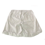 KINETIX men's shorts Medium striped gray cream cotton cuffed $128-Shorts-Kinetix-Medium-Off white/gray-Jenifers Designer Closet