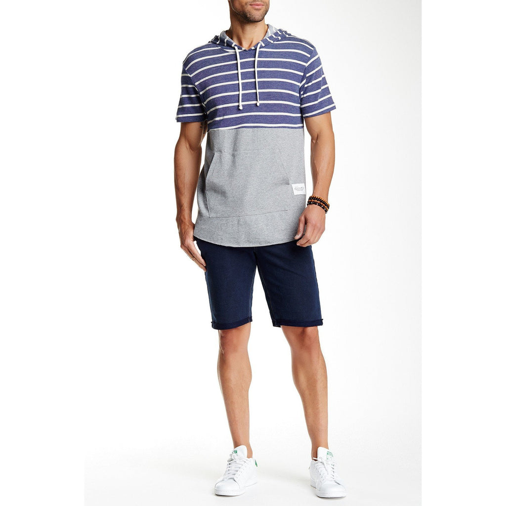 KINETIX men's shorts 36 slim straight indigo travel cotton stretch $128-Shorts-Kinetix-36-Blue-Jenifers Designer Closet