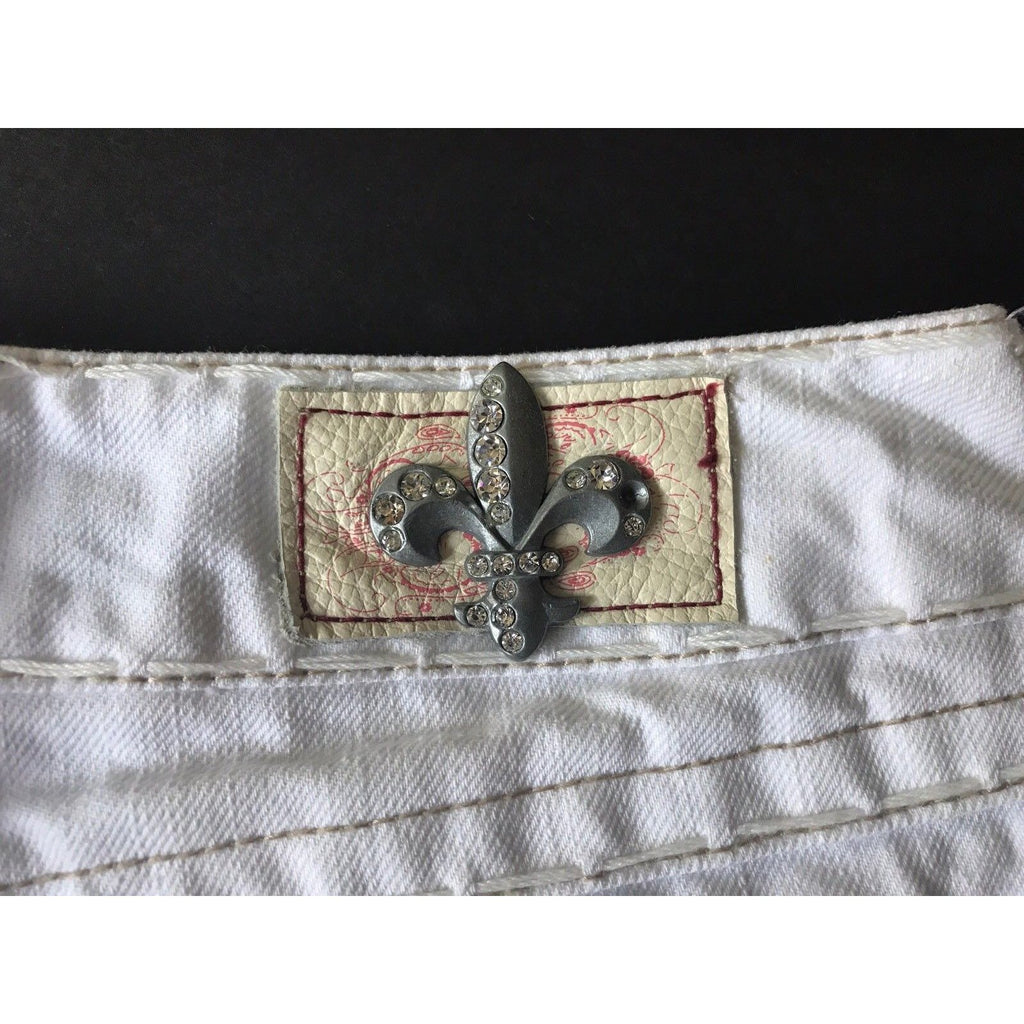 LAGUNA BEACH JEANS Co. 25 Denim White Mini Skirt short-Skirts-Laguna Beach-25-White-Jenifers Designer Closet