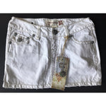 LAGUNA BEACH JEANS Co. 25 Denim White Mini Skirt short-Skirts-Laguna Beach-25-White-Jenifers Designer Closet