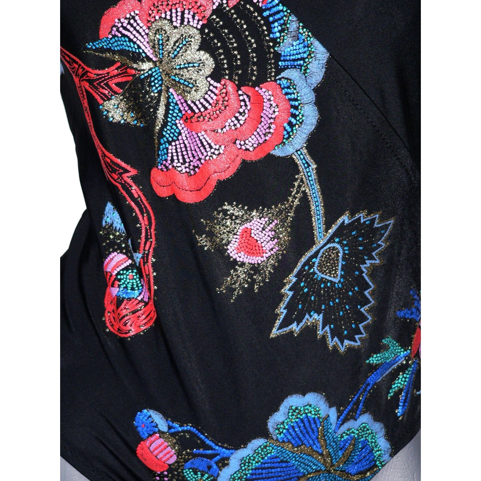 LEA GOTTLIEB tummy control slimming swimsuit 6 wrap gottex-Swimwear-Lea Gottlieb-6-Black/multi-Jenifers Designer Closet