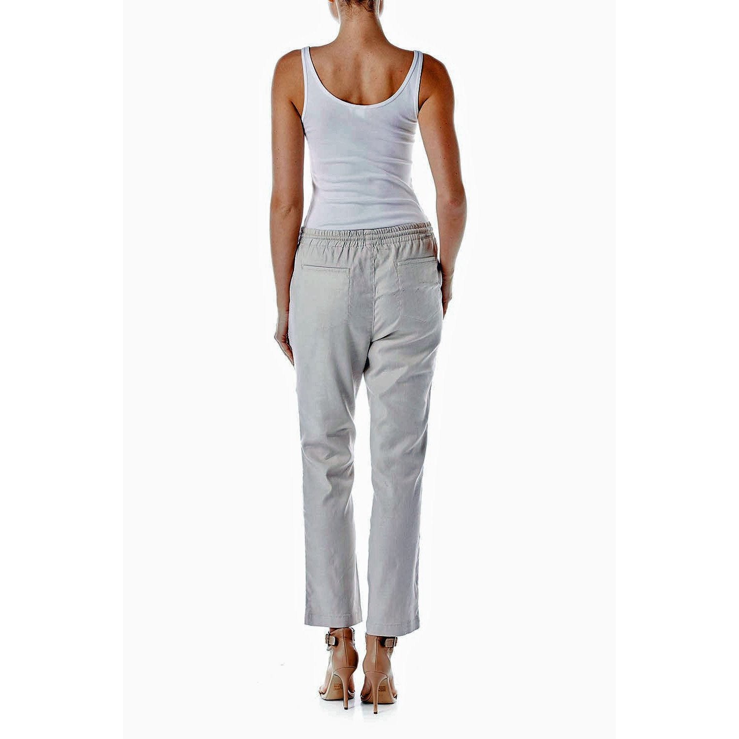 Anthropologie LEVEL 99 L jogger pants slacks trousers Premium denim jeans-Pants-Level 99-Large-Stone-Jenifers Designer Closet