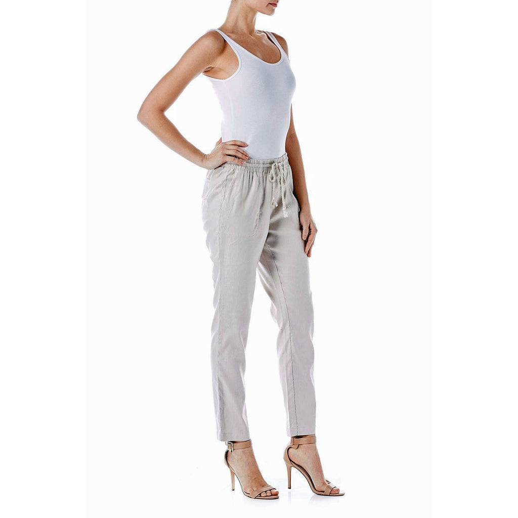 Anthropologie LEVEL 99 L jogger pants slacks trousers Premium denim jeans-Pants-Level 99-Large-Stone-Jenifers Designer Closet