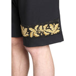 LORDS & FOOLS Paris 38 men's shorts Magasin wool gold embroidered $484-Shorts-Lords & Fools-38-Navy-Jenifers Designer Closet