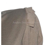 MARNI summer sweater lightweight 44 cotton cardigan ruffle shoulders tan L/S-Sweaters-Marni-44-Tan-Jenifers Designer Closet