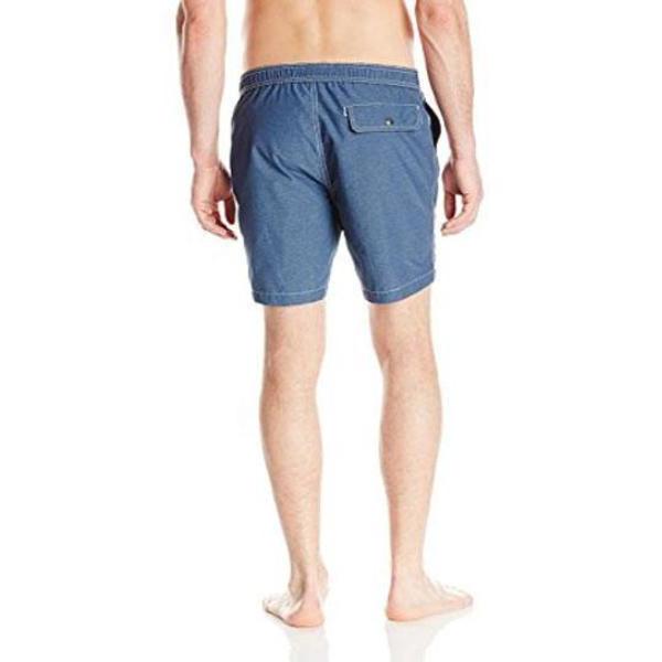 MR. SWIM L swim trunks board shorts swimsuit men's blue heathered hybrid-Swimwear-Mr. Swim-Large-Blue heathered-Jenifers Designer Closet