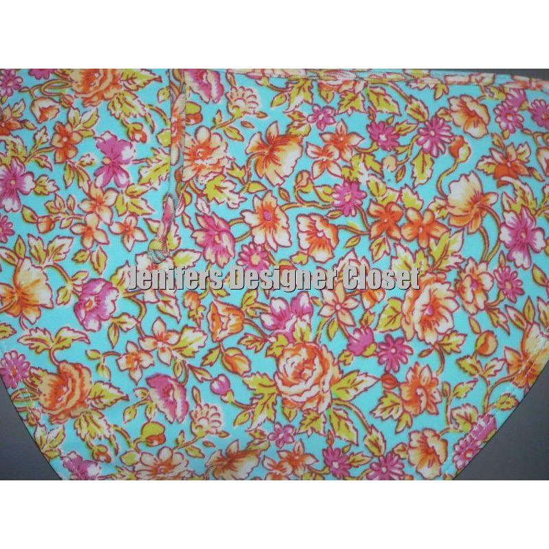 OndadeMar 3PC bikini swimsuit aqua orange pink 6, 8 10 lot-Swimwear-OndadeMar-6/8/10-Multi-Jenifers Designer Closet