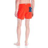 PULLIN Tzar 36 swim trunks board shorts France Pull-In XL swim men's-Swimwear-PULLIN-36-Orange/Navy-Jenifers Designer Closet