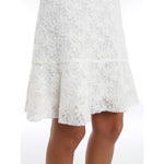SEE by CHLOE trapeze skirt lace 40 4 off-white lined mini felted $359 soft-Skirts-See by Chloé-40/4-Off-white-Jenifers Designer Closet