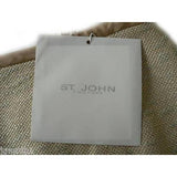 ST. JOHN COUTURE 8 skirt woven career luxury tweed $1095-Skirts-St. John-8-Natural clay-Jenifers Designer Closet