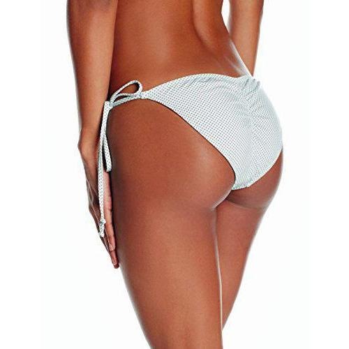 SUN KITTEN S Blondie string tie swimsuit bottom polka dot blue-Swimwear-Sun Kitten-Small-Light blue-Jenifers Designer Closet