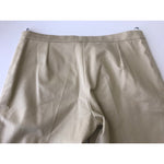 VERSACE 42 6 pants slacks trousers cropped capris tan Italy couture ankle-Pants-Versace-42/6-Tan-Jenifers Designer Closet
