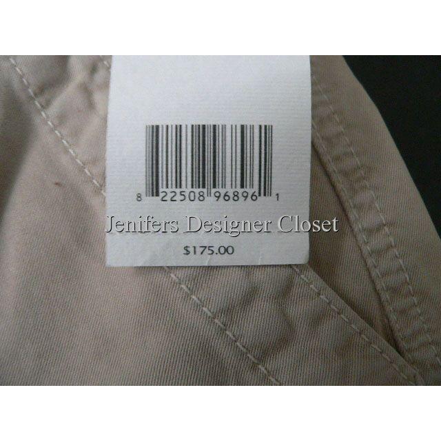 VINCE designer khaki shorts casual 24 $175 cuffed runway soft-Shorts-Vince-24-khaki-Jenifers Designer Closet