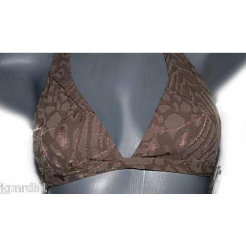 VIX bikini S swimsuit brazilian sexy taupe textured 2 4-Swimwear-VIX-Small-Cocoa-Jenifers Designer Closet